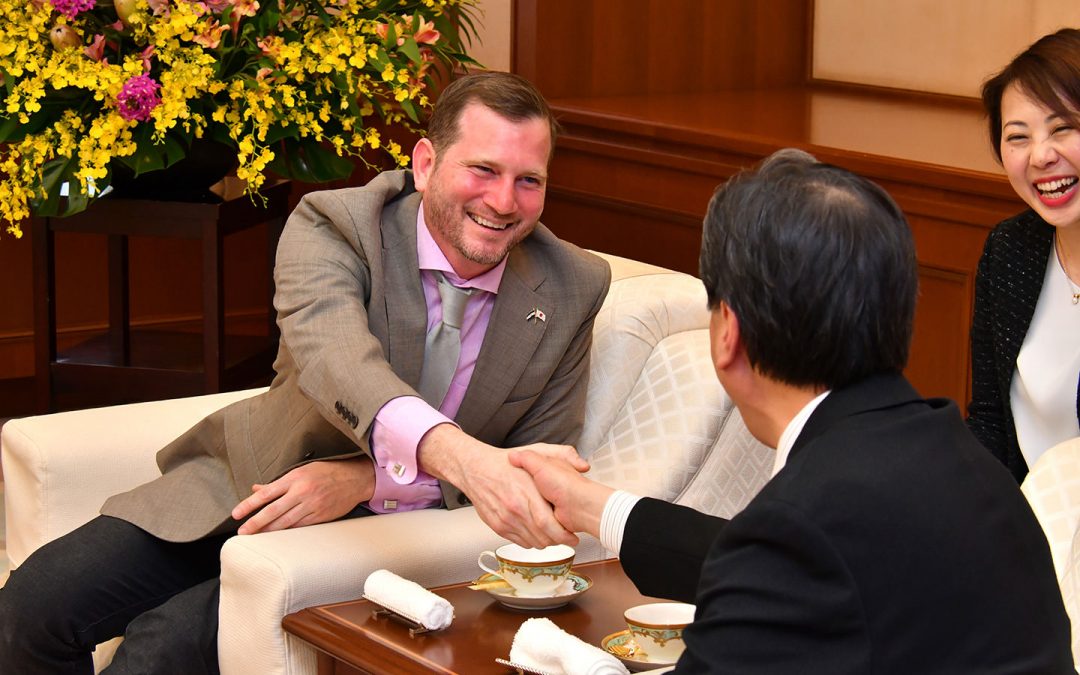 Embajador de Nicaragua en el Japón visita Min-On