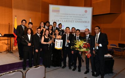 El Conjunto de Clarinetes de la Universidad Distrital Francisco José de Caldas celebra el bicentenario de la independencia colombiana