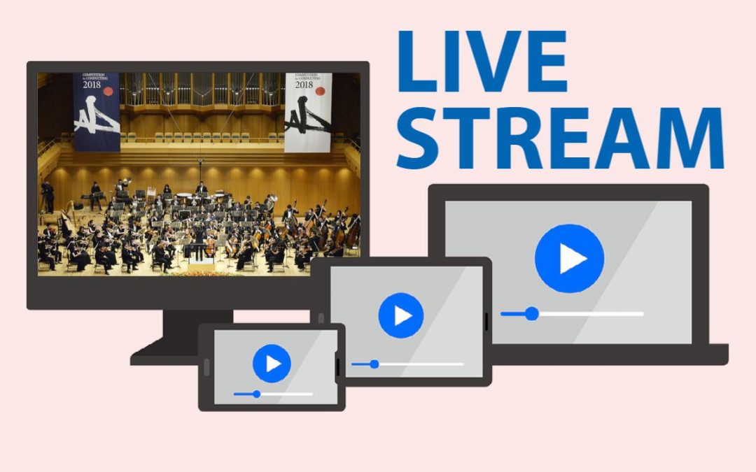 Ronda final del 19.º Certamen Internacional de Dirección Orquestal de Tokio (2021) Información sobre la transmisión en vivo por internet