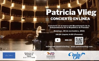 Concierto en línea de Patricia VLIEG Celebración del Bicentenario de la Independencia de la República de Panamá de España