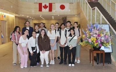 Delegación canadiense de la Universidad de Guelph-Humber visita Min-On