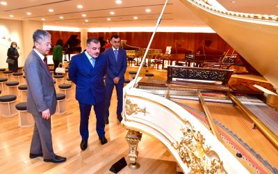 L’ambassadeur d’Azerbaïdjan au Japon rend visite à Min-On