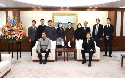 한국 국립국악원 일행 민음문화센터 방문