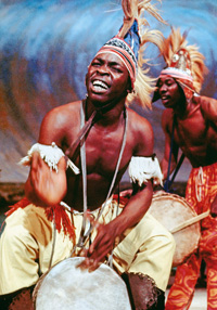 The National Ballet of the Republic of Guinea in 1975