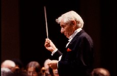 Leonard Bernstein and the Israel Philharmonic Orchestra in 1985