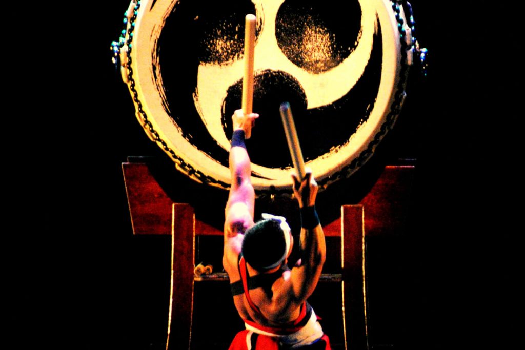 Taiko drummer from Asuka Gumi