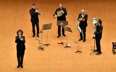 Gomalan Brass Quintet from Italy Delivers Musicianship and Humor