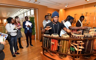 KASSOU-TRI from Côte d’Ivoire Visit Min-On Culture Center