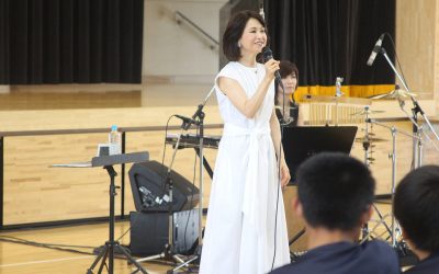 Seventy-sixth Tohoku Hope Concert Held at Takata-higashi Middle School
