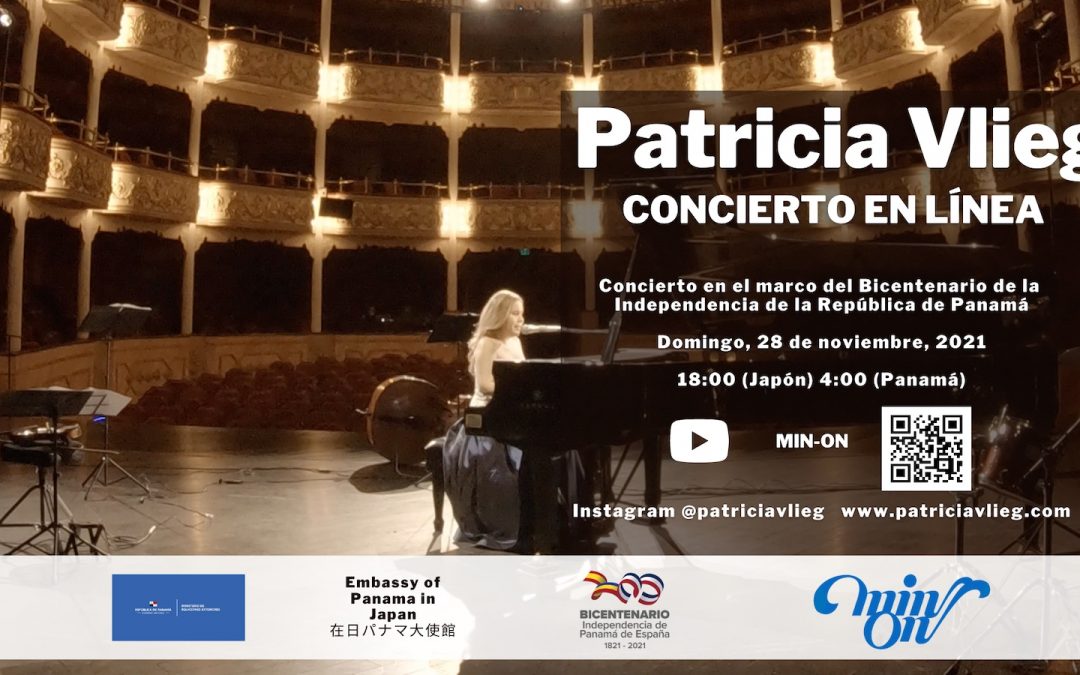Patricia VLIEG Online Concert in the Bicentennial Celebration of the Independence of the Republic of Panama from Spain