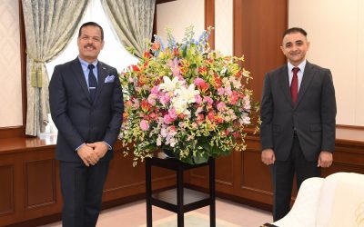 Iraqi ambassador visits Min-On Culture Center