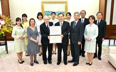 Renowned Brazilian musical icon visits Min-On