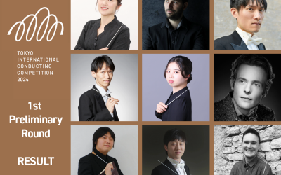 Results of First Preliminary Round: Tokyo International Conducting Competition 2024