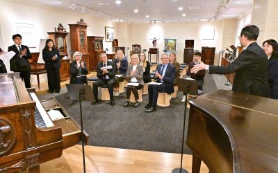 Delegates from the Esslingen University of Applied Sciences visit Min-On