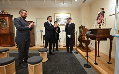 Albanian ambassador, first secretary visit Min-On