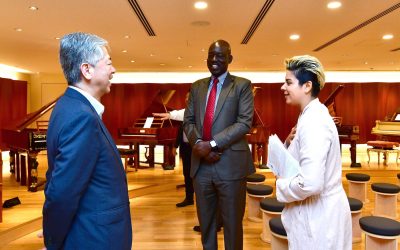 South Sudan’s Chargé d’Affaires a.i. Visits Min-On Cultural Center