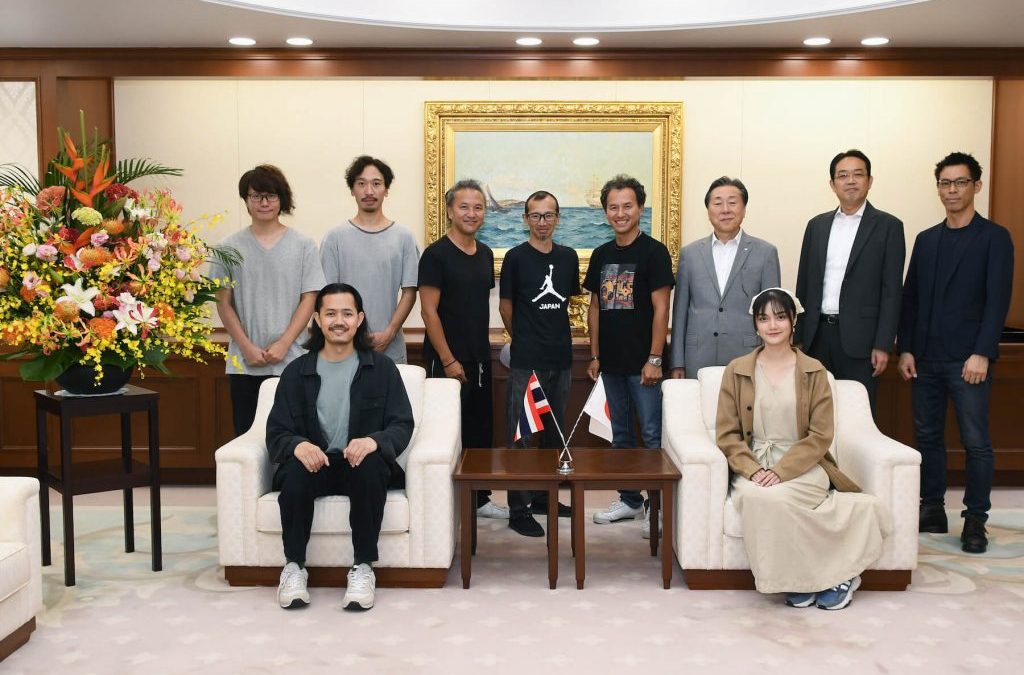 日本与泰国“FUTURE OF ASIA”音乐会表演人员访问民音文化中心