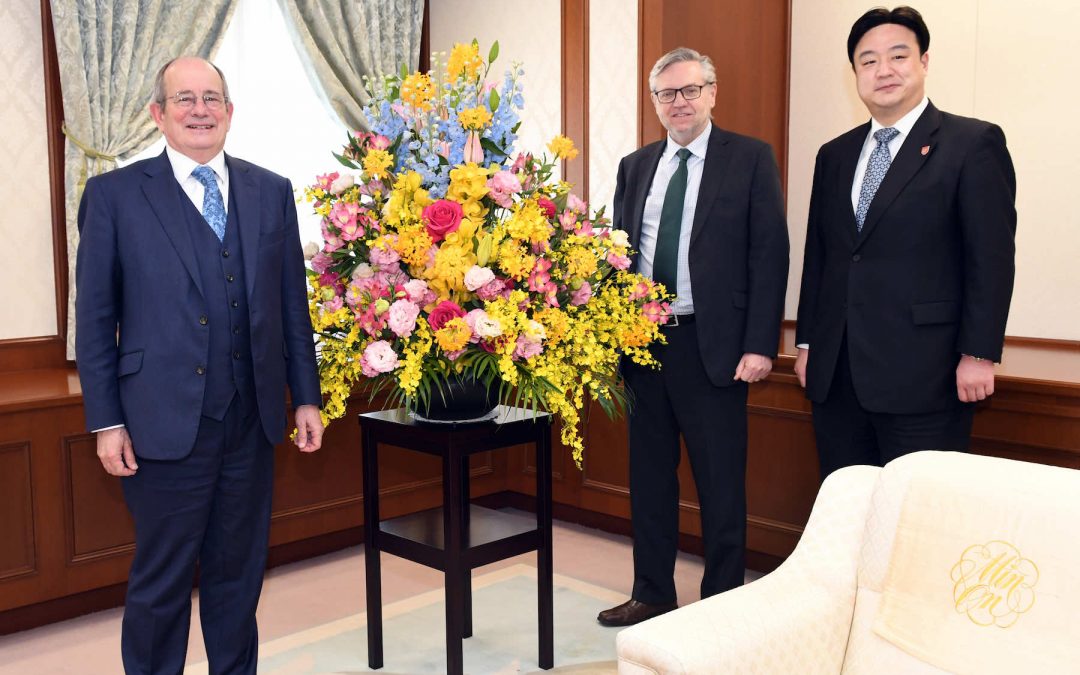 University of Buckingham副校長（校長）一行訪問民音文化中心